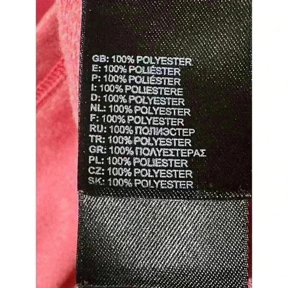 The North Face Womens Cinder 100 Jacket Full Zip Red Pink NWOT - Picture 5 of 7